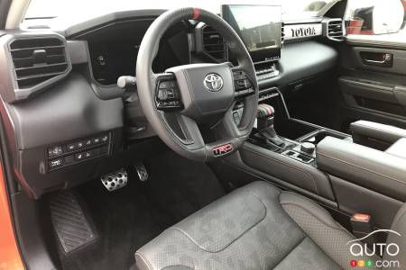 The dashboard of the TRD Pro prototype